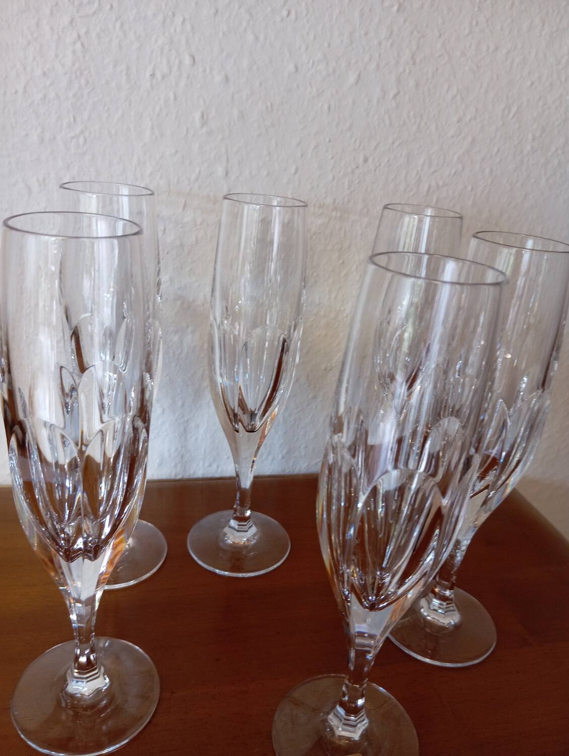 Nachtmann crystal champagne flute