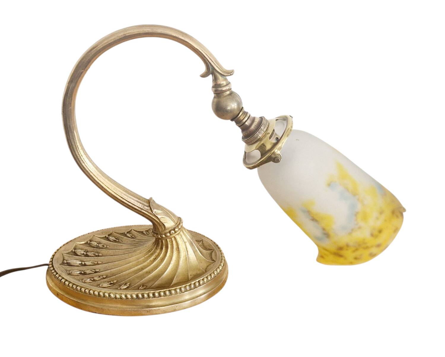 Art Nouveau lamp - Bronze and glass paste signed MüllerFrères - Circa 1910