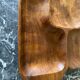 Wooden compartmentalized dish