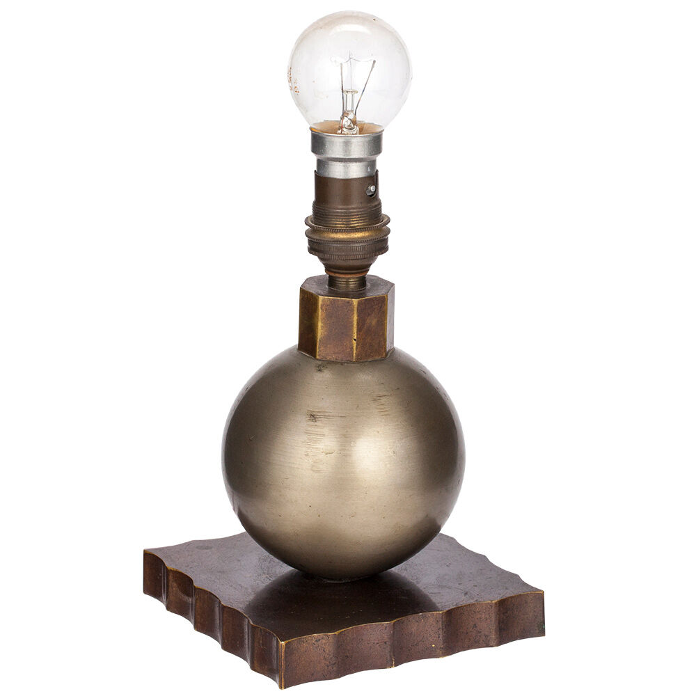 Pair of office lamps Edgar Brandt