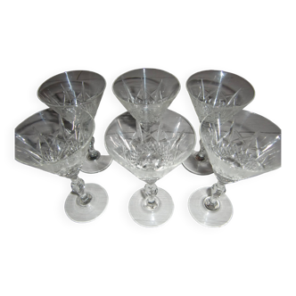 Set of 6 small glasses for the aperitif