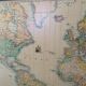 Earth planisphere Girard and Barrére from 1960