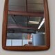 Scandinavian mirror in solid teak, Denmark circa 1970.