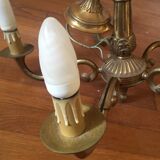 bronze chandelier 5 branches imitation candles