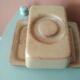 Stoneware butter dish