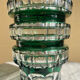 Cut crystal vase Val Saint Lambert 1950s