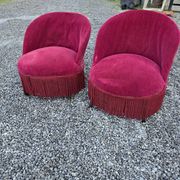 Pair of antique frog chairs