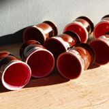 Lot de 8 coquetiers vintage