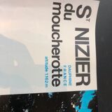 Poster st nizier de moucherotte olympic winter games grenoble 1968 tremplin vercors