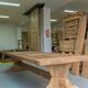 400 × 120 Reclaimed Oak Dining Table : Rustic Barn Wood, Handmade