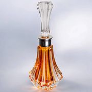 Orange sommerso perfume bottle, Murano glass, Italy, 1970s