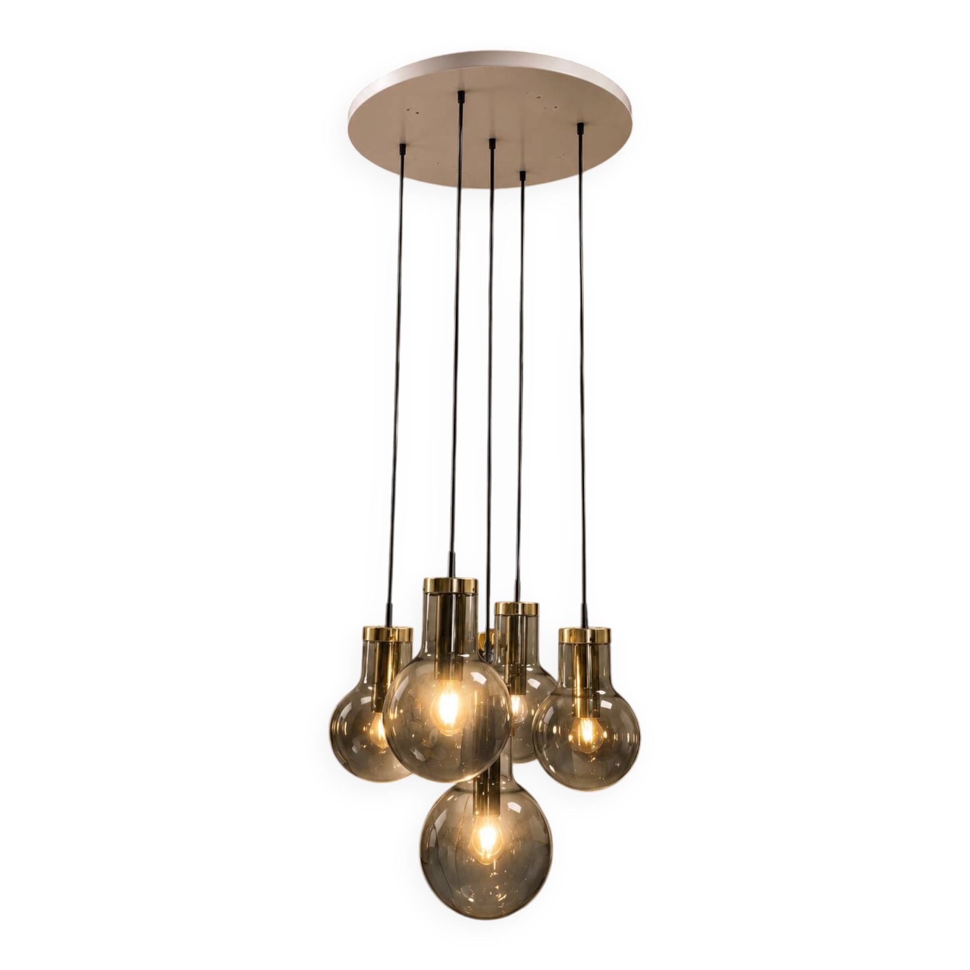 Suspension "maxi globe" by raak amsterdam, netherlands, 1968.