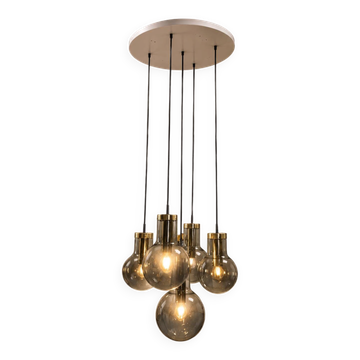 Suspension « maxi globe » par raak amsterdam, pays-bas, 1968.