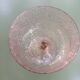 Blown glass salad bowl