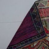 Vintage Handknotted Wool Runner Rug sku 2061