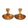 Old pair of candlestick in olivier remember Jerusalem early XX th