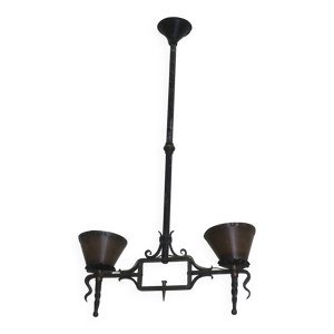 chandelier brutaliste - 1960