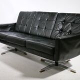 Mid-Century Design Leather Set – Sofa & Armchairs 1960s