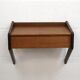 Floating nightstand  in teak wood by Sigfred Omann for Olholm Mobelfabrik