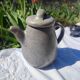 Max Idlas coffee maker, smooth green stoneware