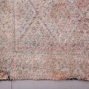 Pale Vintage Moroccan Rug 197 x 306 cm, Berber Wool Rug, Handmade Rug Boho
