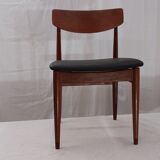 6 scandinavian chairs in solid mahogany