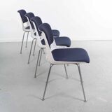 Set dark blue Gispen dining chairs – AR Cordemeyer