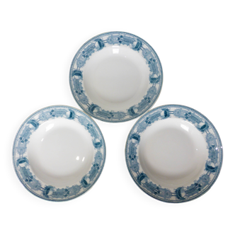 3 vintage deep plates from CM&C model Massena 220624