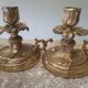 Paire de bougeoirs baroque