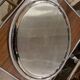 Large jean couzon stainless steel serving tray with fish decor handles