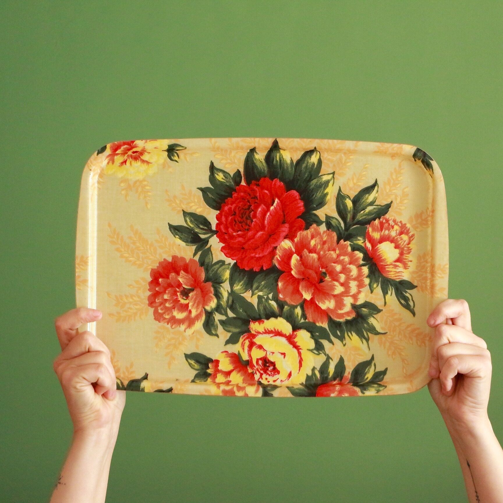 Flower platter