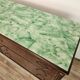 Vintage six-drawer oak chest of drawers with glass top, 1960