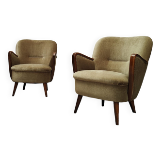 Twee Mid Century fauteuils