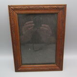 Old frame in worked wood