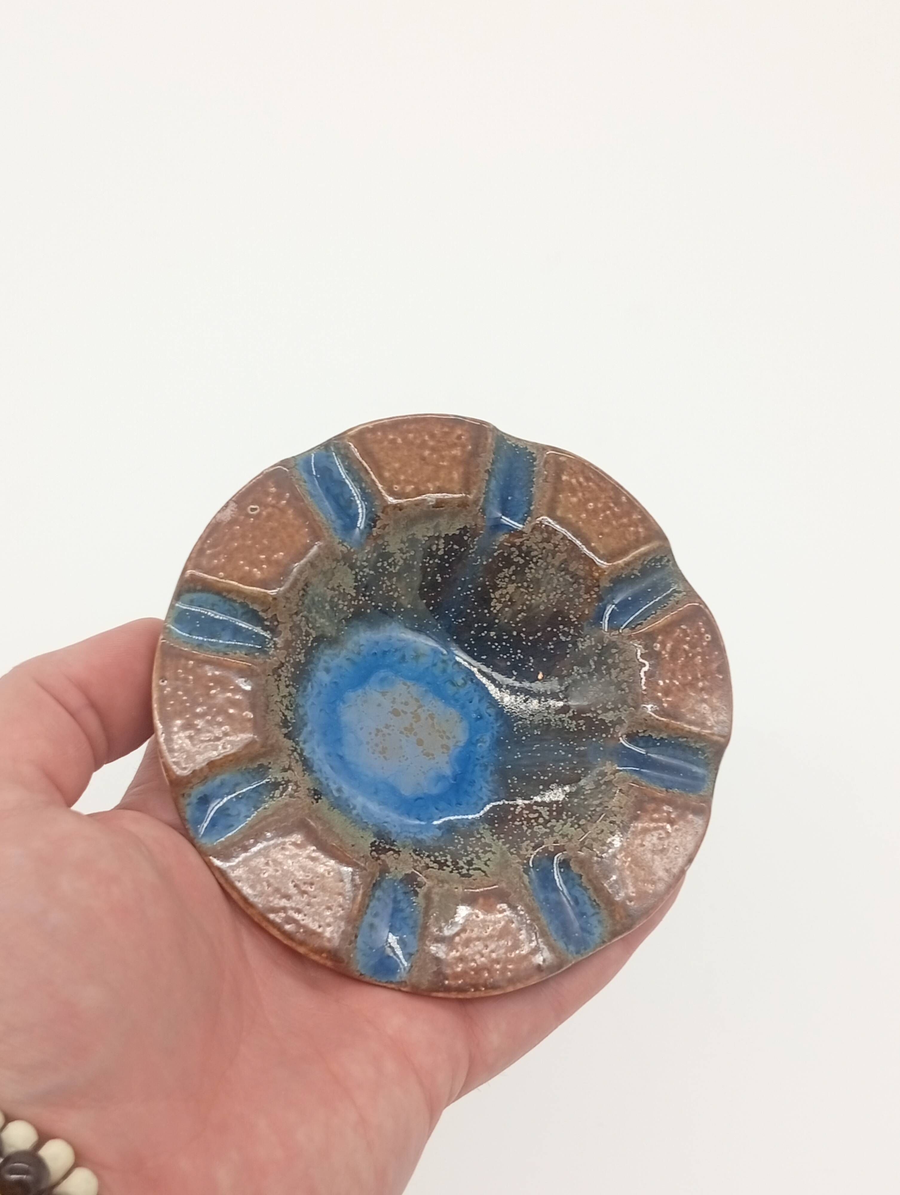 Enamelled Ceramic Ashtray Henri Picard France Art Deco France 1930s