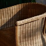 Rattan armchair