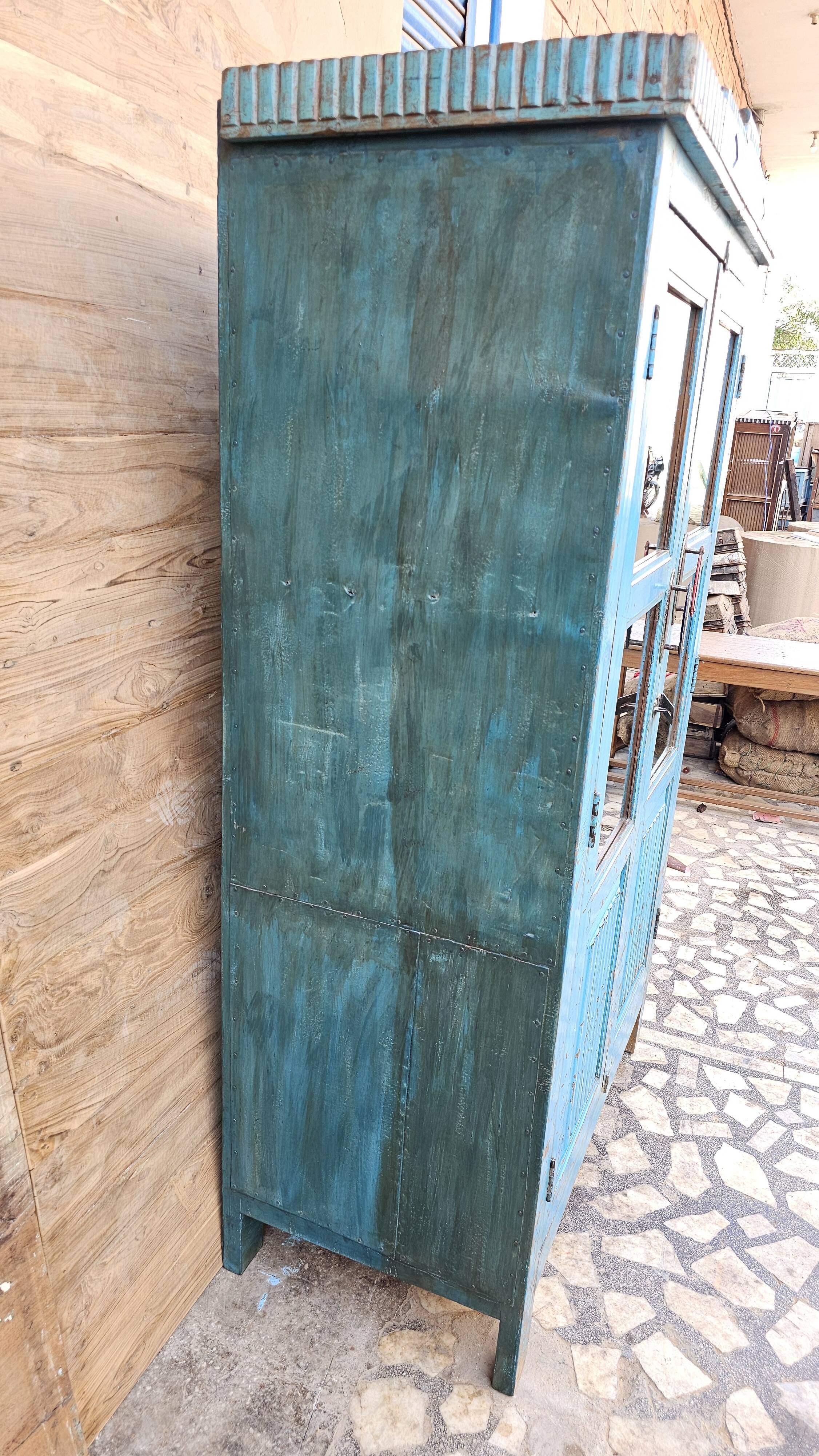 Antique Art Deco sideboard in Burmese teak