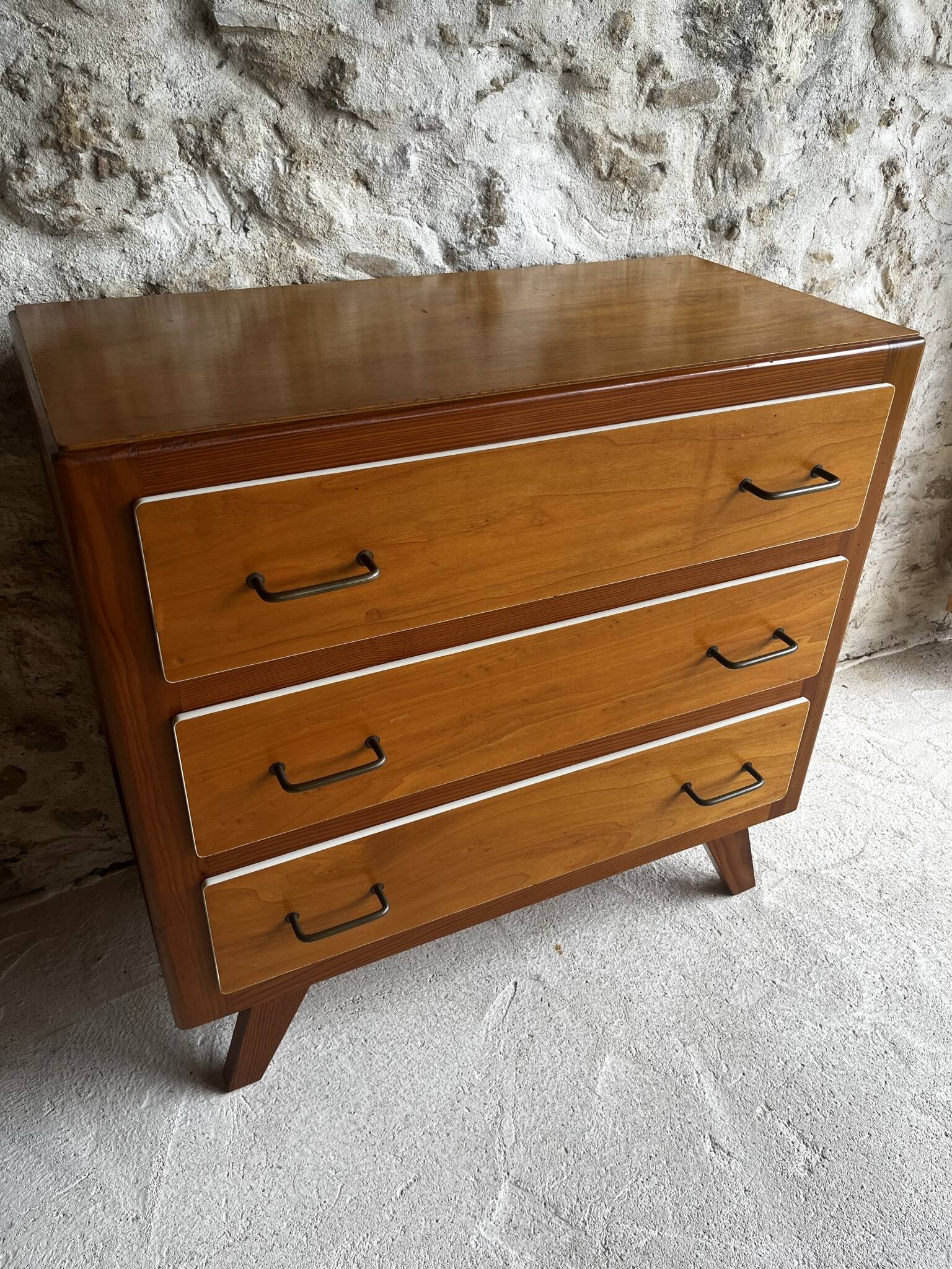 Chest of drawers feet compass 50s