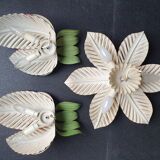 Set of 1 ceiling light and 2 wall lights