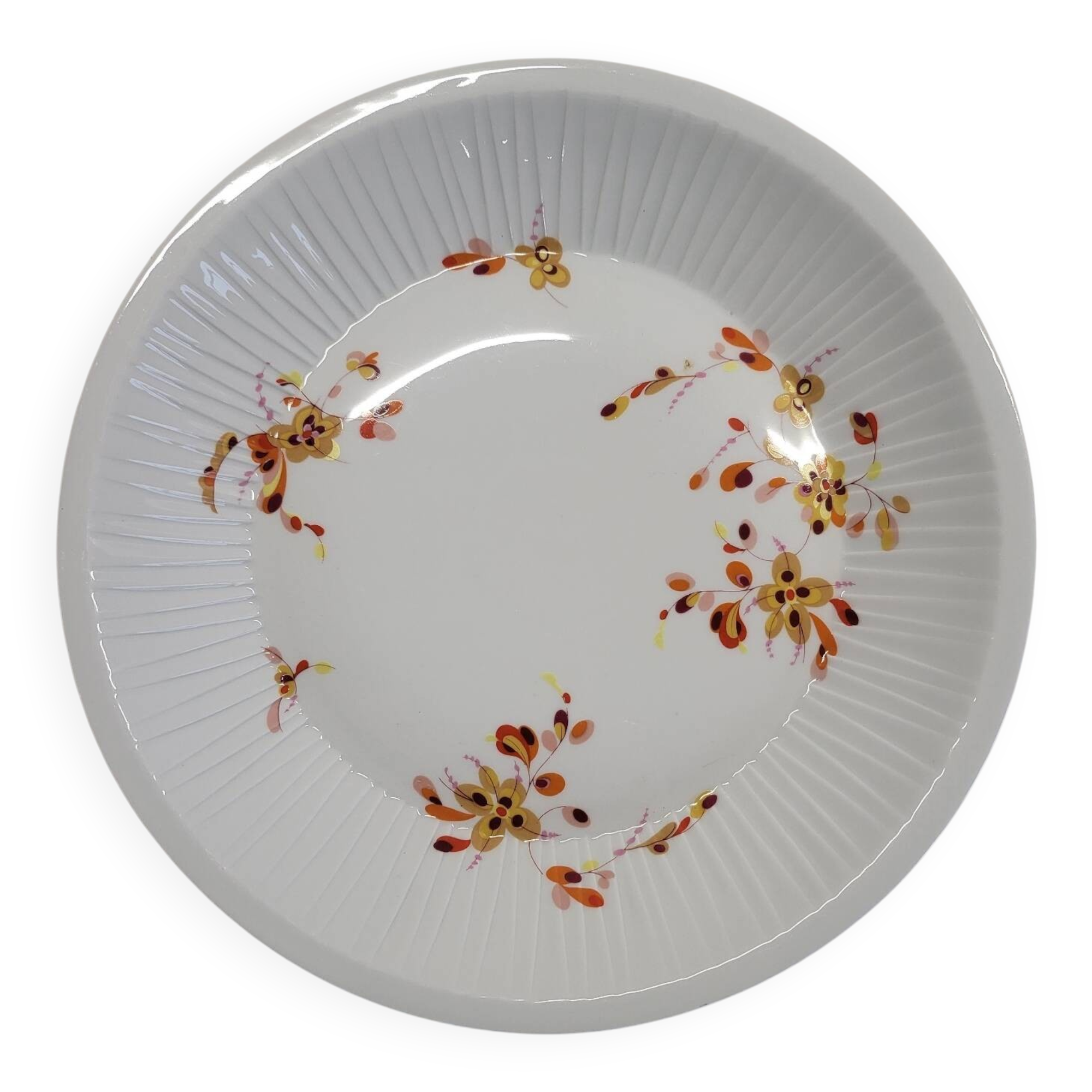 Round, Hollow Serving Dish in Haviland Porcelain, France, Limoges
