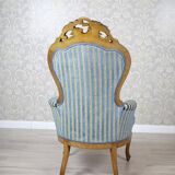 Antique Walnut Chair, 1890s