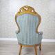 Fauteuil en noyer antique, années 1890
