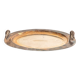Ancien Plat Plateau Service Métal Argenté Canard Oie Cygne