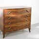 Commode Art Déco italienne en noyer, années 1930.