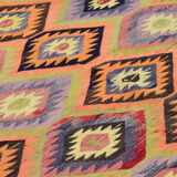 Anatolian handmade kilim rug 274 cm x 157 cm