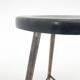 Vintage Industrial Iron Tripod Stool with Original Plastic Seat, 1950's