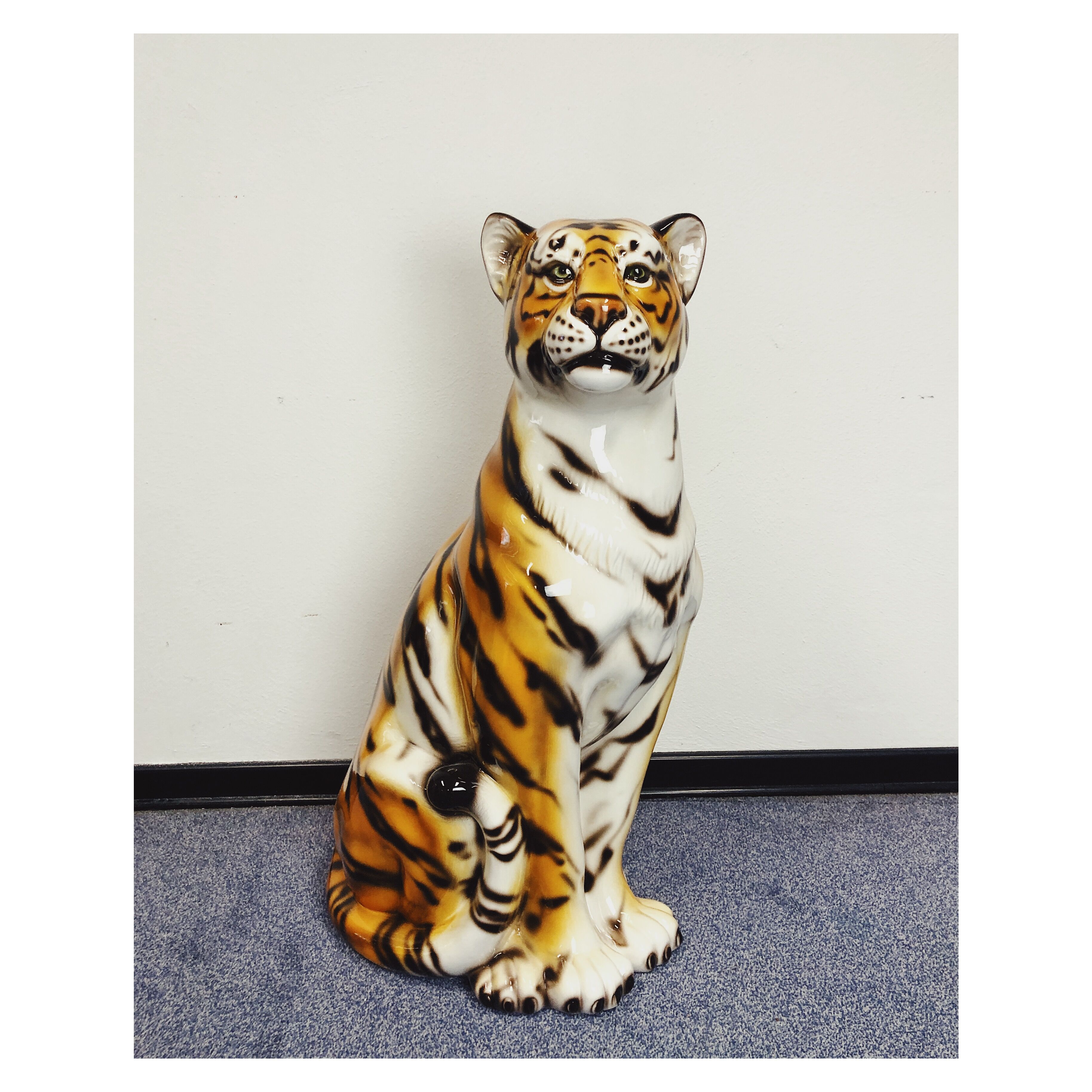 Tiger Statue Ceramic