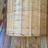 Large wicker pendant light