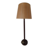 Lampadaire vintage des années 1950, Abat-jour en vessie de porc