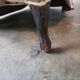 Fauteuil crapaud en velours